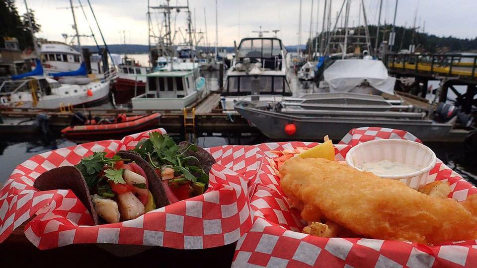 Coveside Seafood Eatery on Quadra Island - your fresh catch lunch destination