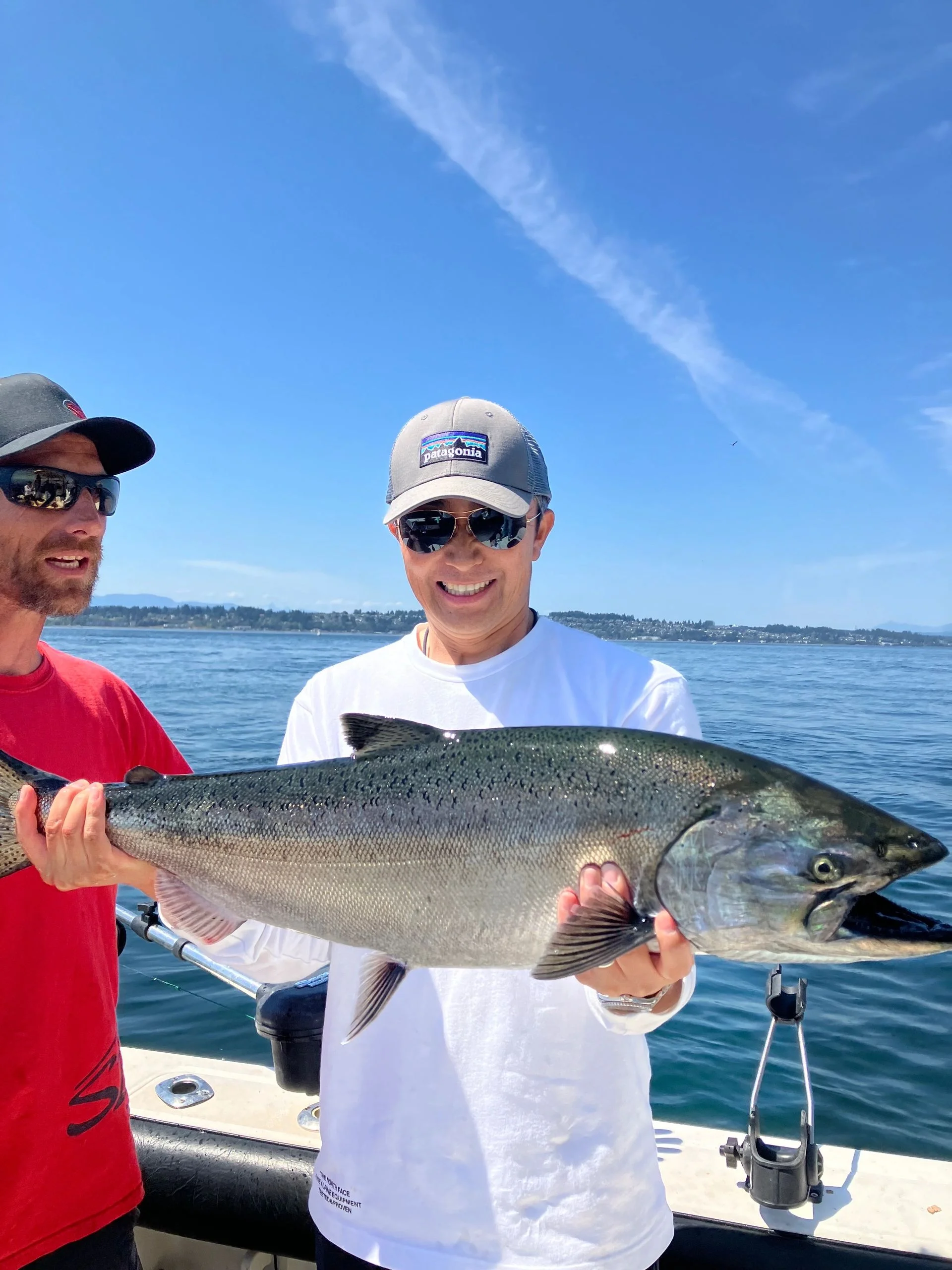 Angler and Guide with Chinook
