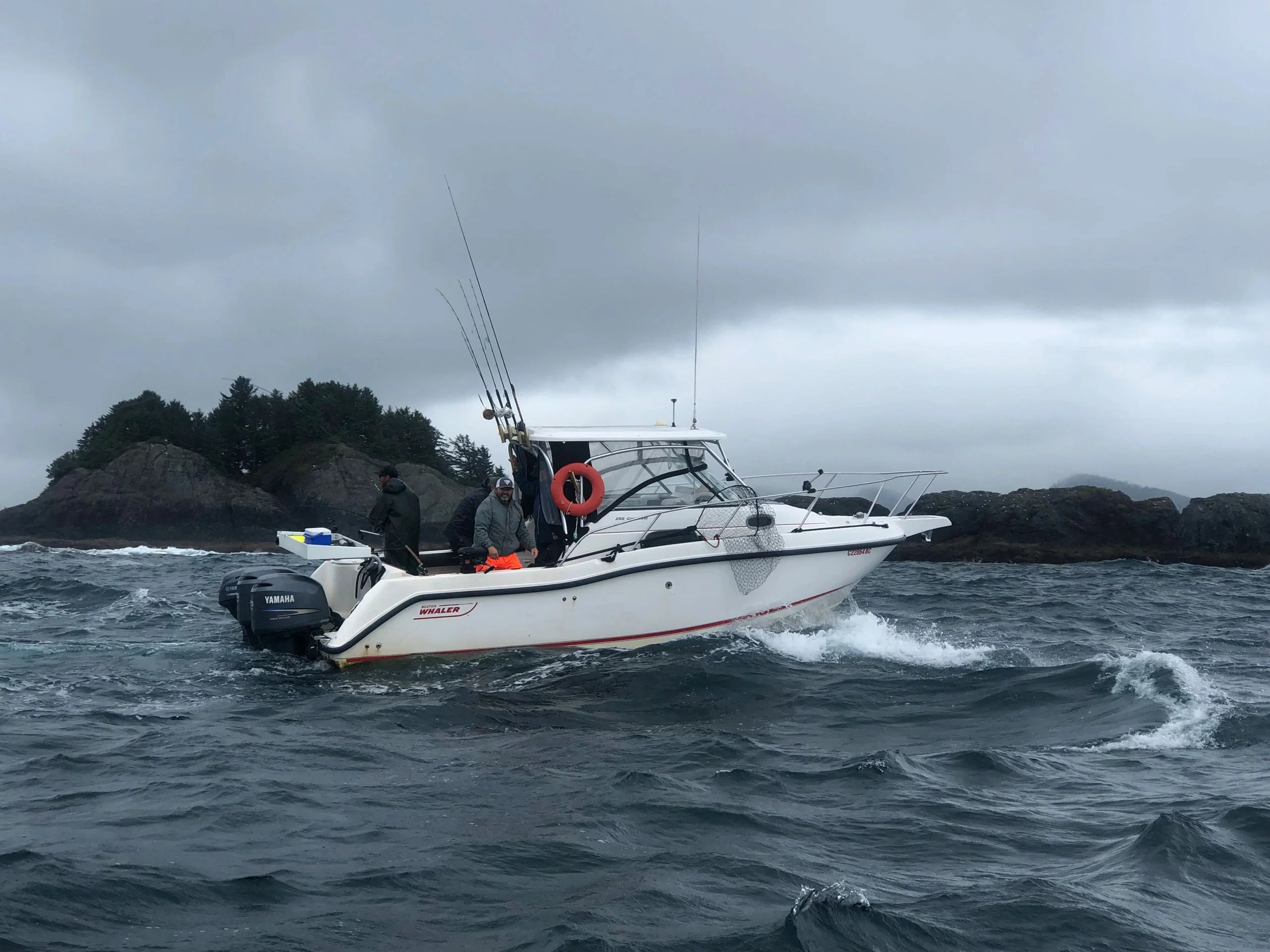 Conquest in Rough Water Near Islands