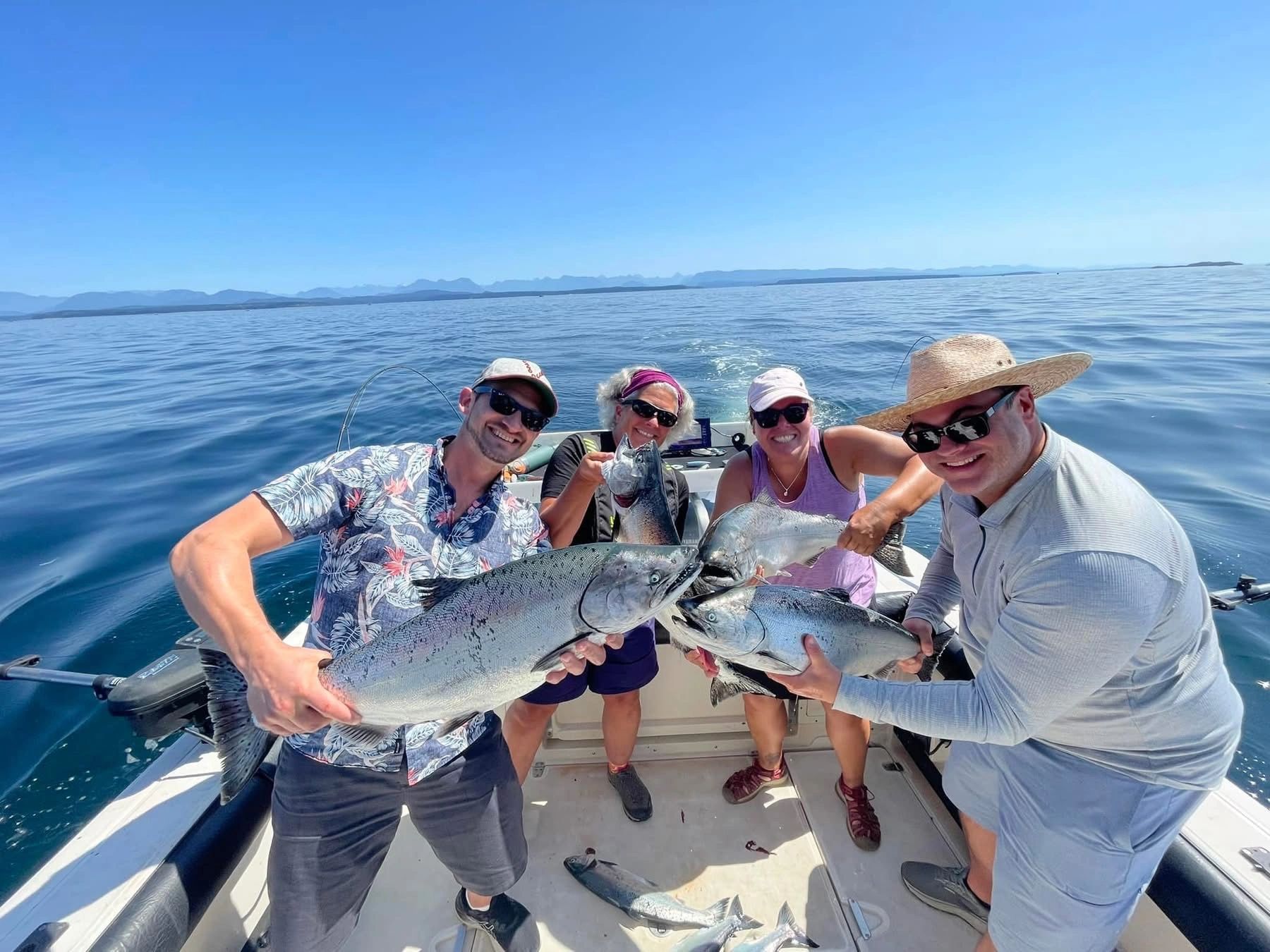 Friends group fishing charter