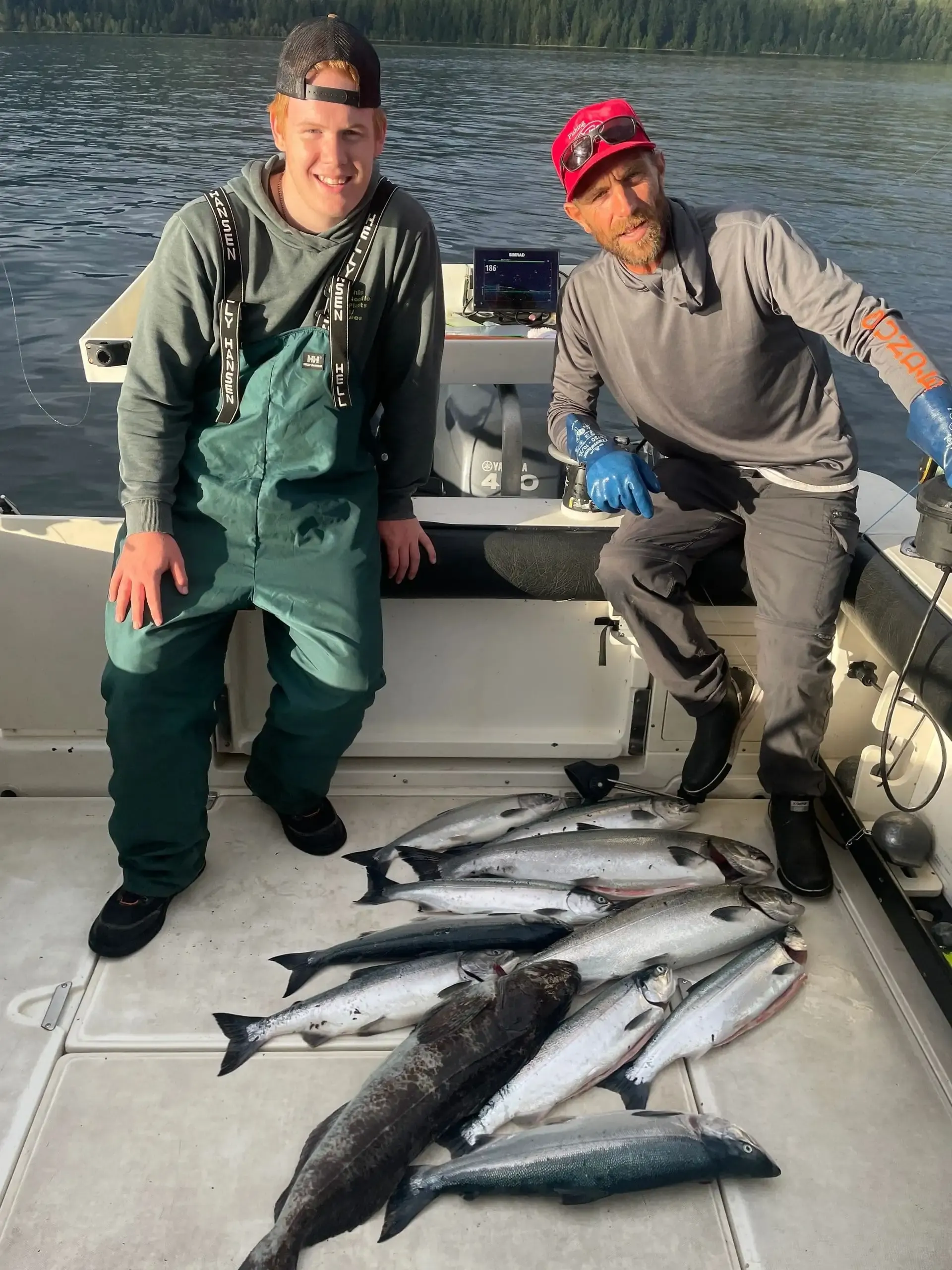 Morning fishing success