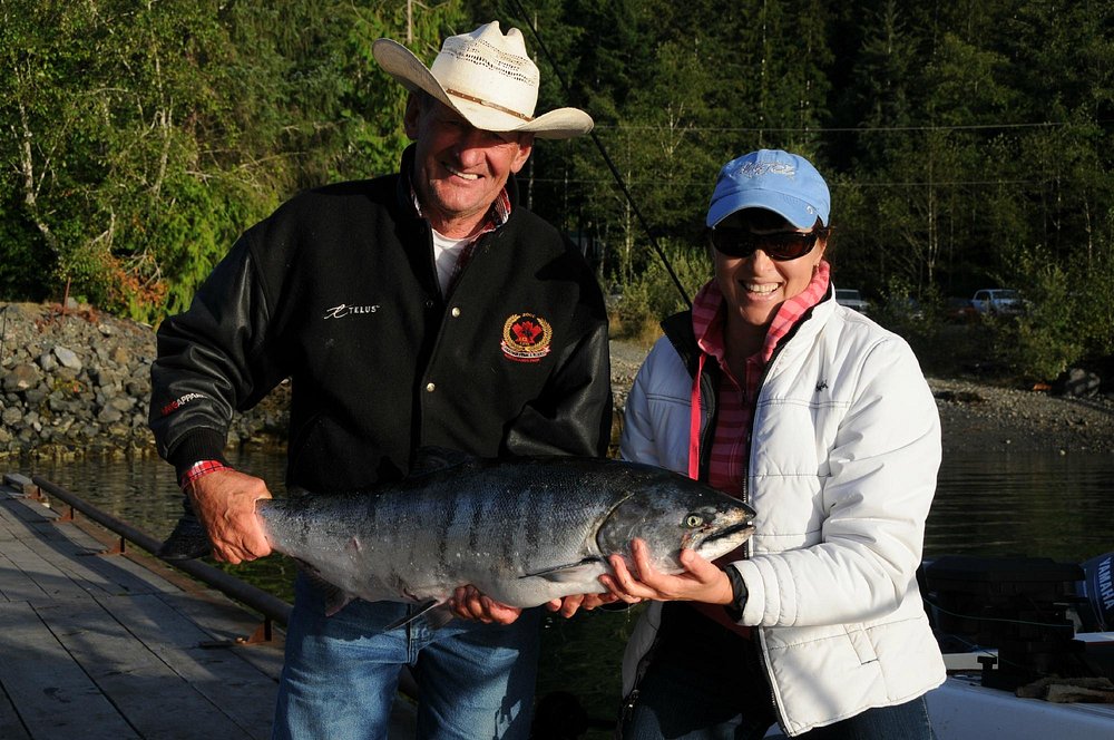Cowboy Chinook Salmon Campbell River Charter