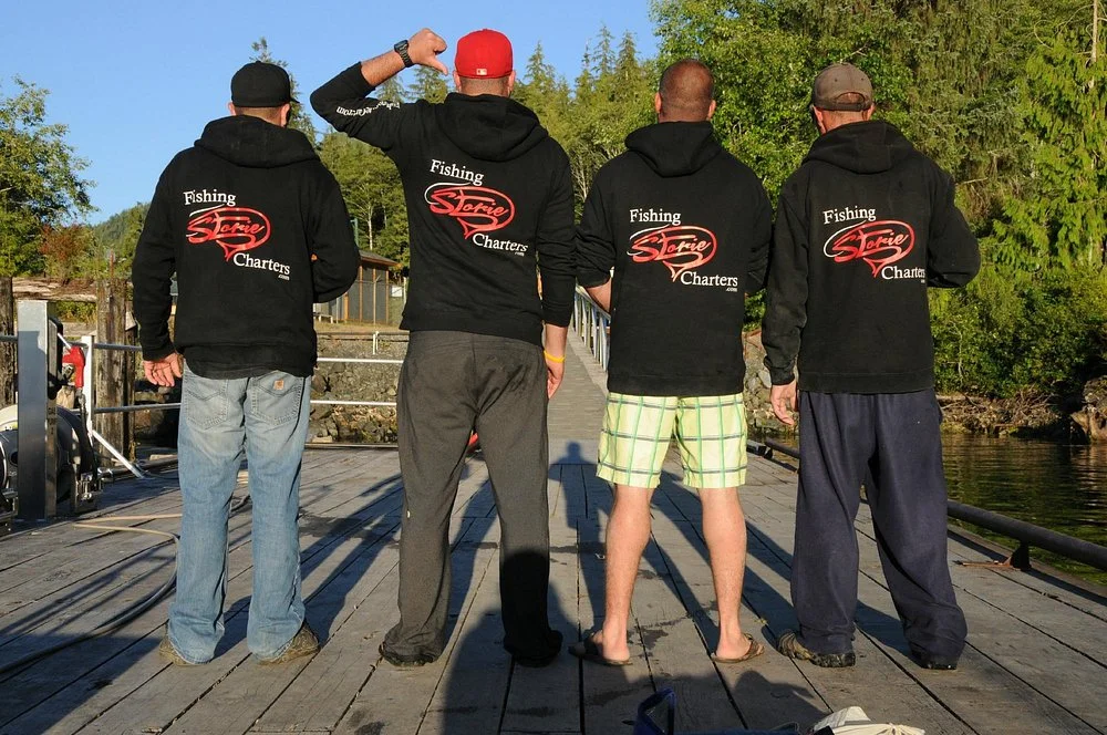 Fishing Storie Charters Team Hoodies Campbell River
