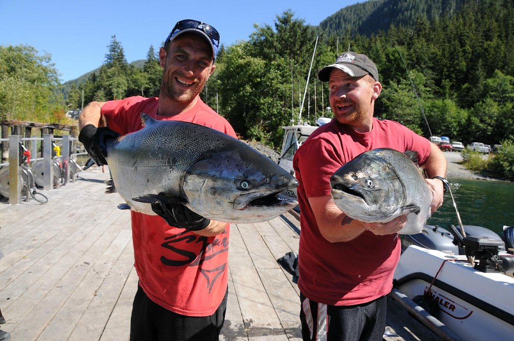 Trophy Chinook Salmon Campbell River Dock